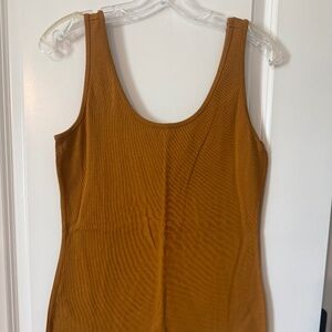 Maurices Mustard Yellow Tank Top Sz: Medium